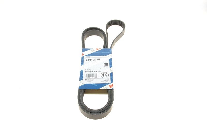 Поликлиновый ремень FORD MONDEO, MAZDA MX-5, BOSCH (1987946105) Поликлиновый ремень FORD MONDEO, MAZDA MX-5, BOSCH (1987946105)