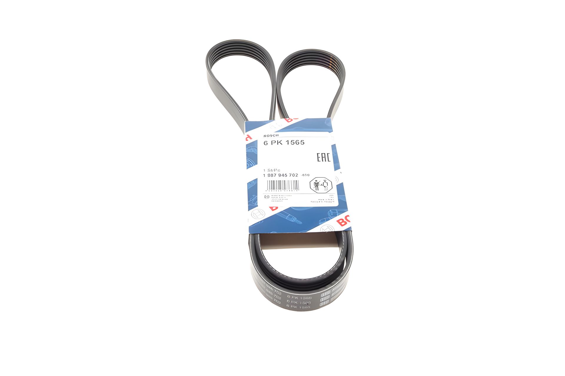 Поликлиновый ремень для FIAT QUBO, PEUGEOT HOGGAR, BOSCH (1987945702) Поликлиновый ремень для FIAT QUBO, PEUGEOT HOGGAR, BOSCH (1987945702)