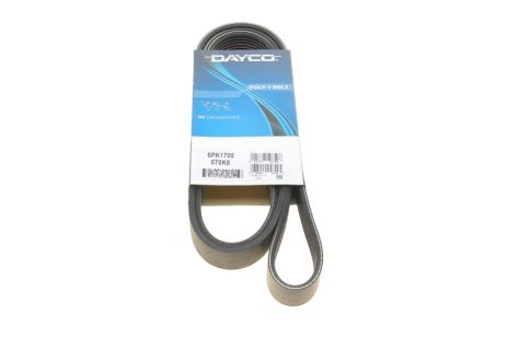 Поликлиновый ремень TOYOTA COROLLA, HYUNDAI COUPE, DAYCO (6PK1700)