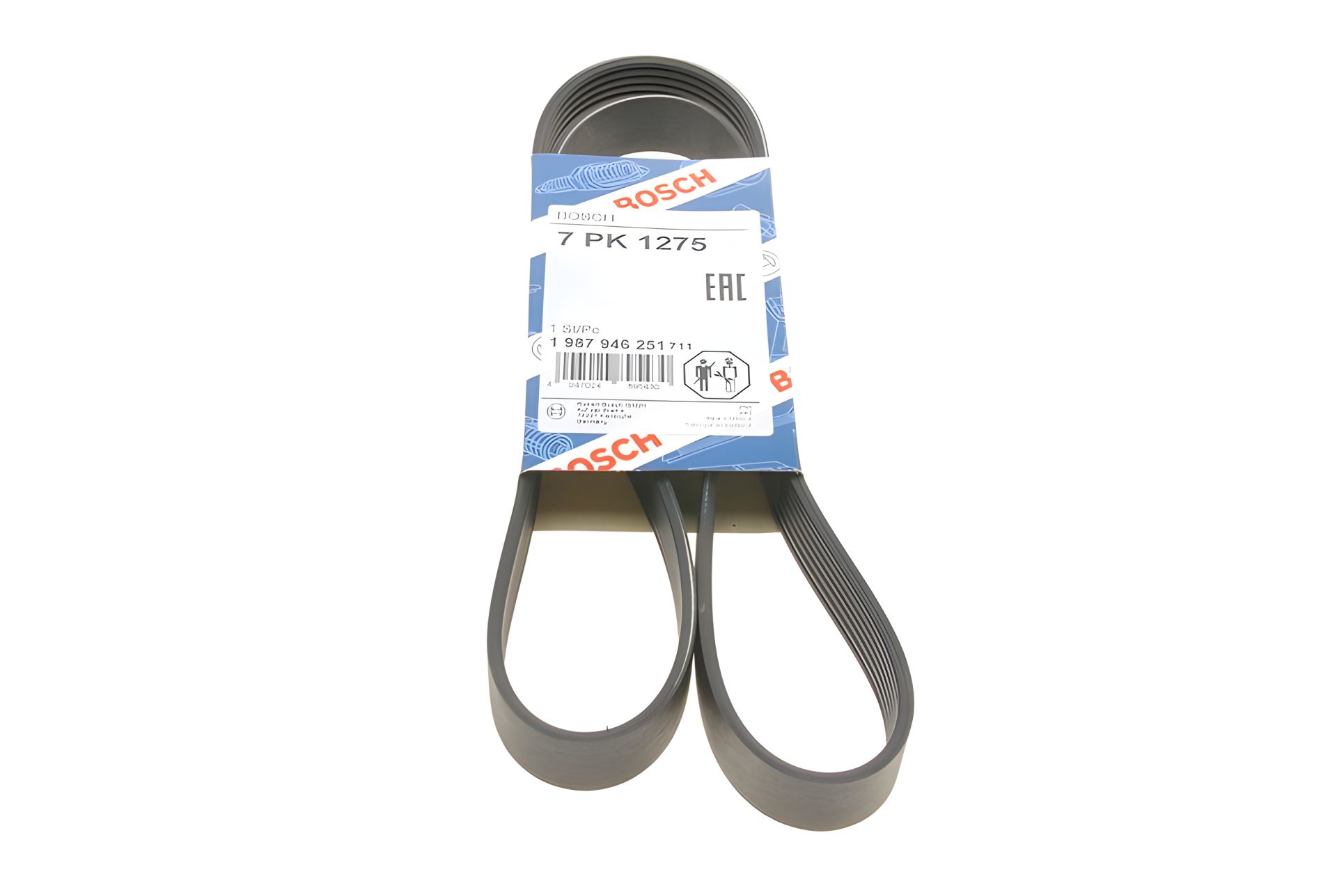 Поликлиновый ремень для NISSAN NP300, AUDI Q7, BOSCH (1987946251) Поликлиновый ремень для NISSAN NP300, AUDI Q7, BOSCH (1987946251)