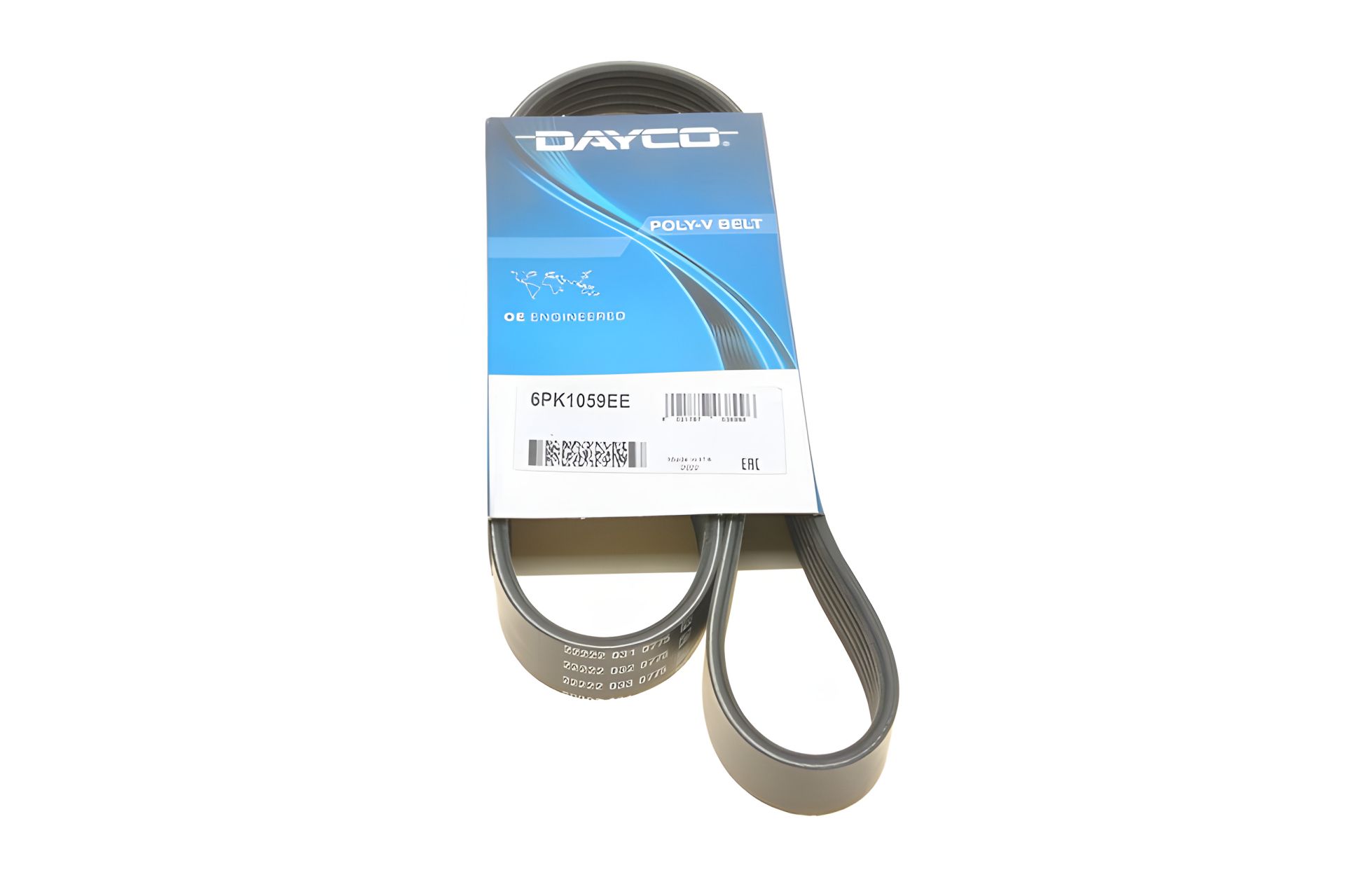 Поликлиновый ремень для FORD FOCUS, VOLVO V50, DAYCO (6PK1059EE) Поликлиновый ремень для FORD FOCUS, VOLVO V50, DAYCO (6PK1059EE)
