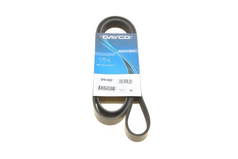 Поликлиновый ремень для SKODA RAPID, SEAT TOLEDO, DAYCO (6PK1692)
