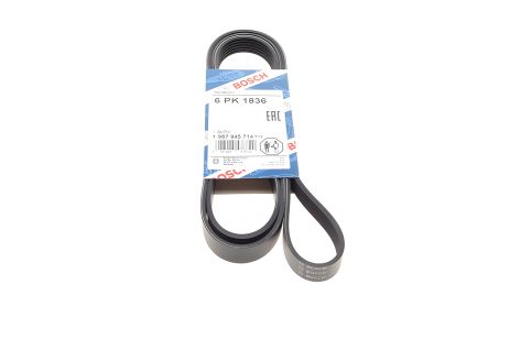 Ремінь полікліновий CHEVROLET EPICA, PRIMASTAR NISSAN, BOSCH (1987945714)