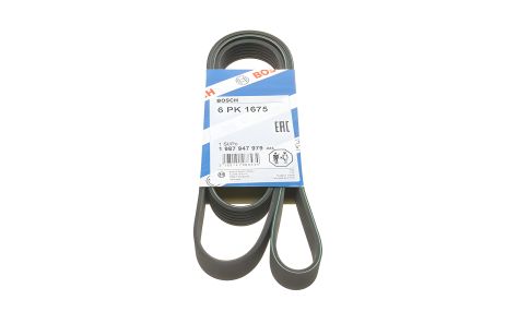 Полікліновий ремінь на PROTON PERSONA, TOYOTA COROLLA, BOSCH (1987947979)