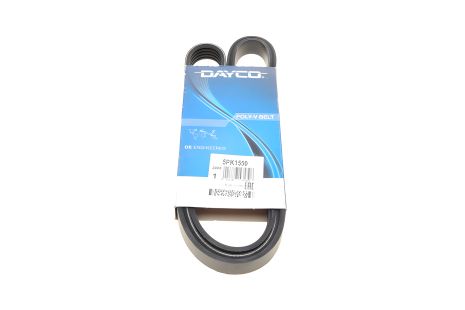 Поликлиновой ремень для SUZUKI SX4, DAYCO (5PK1550) Поликлиновой ремень для SUZUKI SX4, DAYCO (5PK1550)
