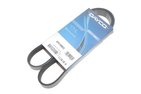Поликлиновый ремень для CITROËN C2/PEUGEOT 207, DAYCO (6PK1090EE) Поликлиновый ремень для CITROËN C2/PEUGEOT 207, DAYCO (6PK1090EE)