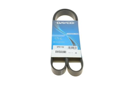Полікліновий ремінь TOYOTA URBAN, MERCEDES-BENZ G-CLASS, DAYCO (6PK1152)