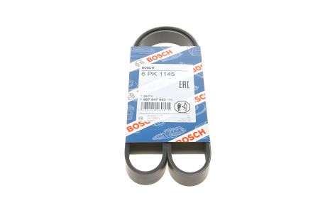 Поликлиновый ремень для DAIHATSU CHARADE, INFINITI EX, BOSCH (1987947943)