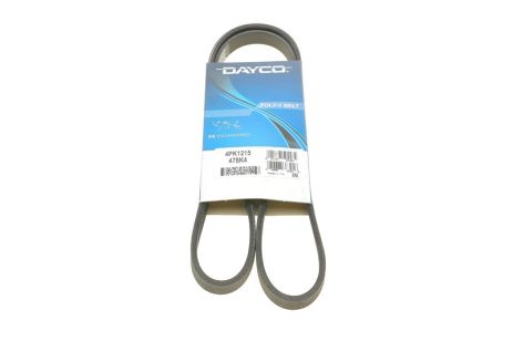 ΠΠΎΠ»ΠΈΠΊΠ»ΠΈΠ½ΠΎΠ²ΡΠΉ ΡΠ΅ΠΌΠ΅Π½Ρ SKODA SUPERB, AUDI A4, DAYCO (4PK1215) ΠΠΎΠ»ΠΈΠΊΠ»ΠΈΠ½ΠΎΠ²ΡΠΉ ΡΠ΅ΠΌΠ΅Π½Ρ SKODA SUPERB, AUDI A4, DAYCO (4PK1215)