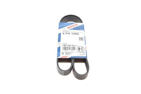 Ремінь полікліновий SKODA SCALA, AUDI A1, BOSCH (1987945730)
