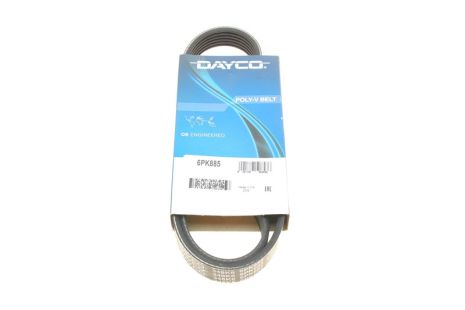 Полікліновий ремінь CHEVROLET AVEO, DAYCO (6PK885)