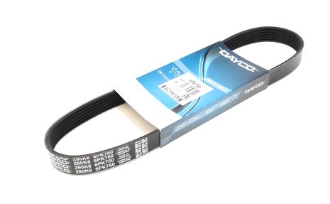 Поликлиновый ремень для PEUGEOT PARTNER и SKODA SUPERB, DAYCO (6PK750) Поликлиновый ремень для PEUGEOT PARTNER и SKODA SUPERB, DAYCO (6PK750)