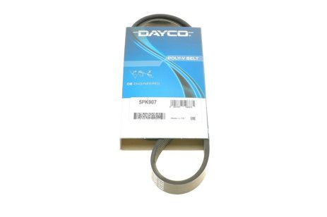 Поликлиновый ремень MITSUBISHI COLT, HYUNDAI XG, DAYCO (5PK907)