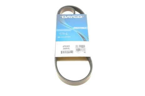 Поликлиновый ремень CHRYSLER PT, VOLVO 340-360, DAYCO (4PK885)
