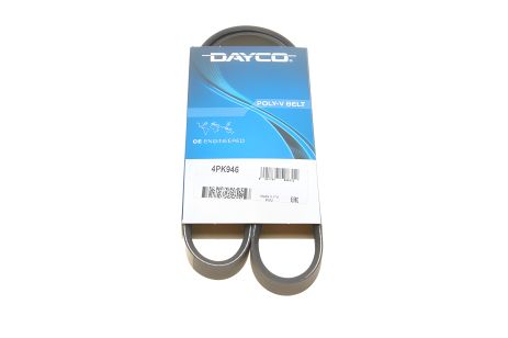 Поликлиновый ремень для CHEVROLET AVEO и DAEWOO KALOS, DAYCO (4PK946) Поликлиновый ремень для CHEVROLET AVEO и DAEWOO KALOS, DAYCO (4PK946)