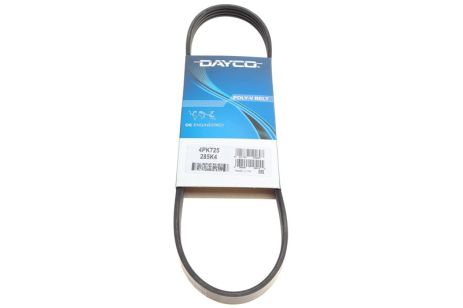 Поликлиновый ремень RENAULT LOGAN, TOYOTA PREVIA, DAYCO (4PK725)