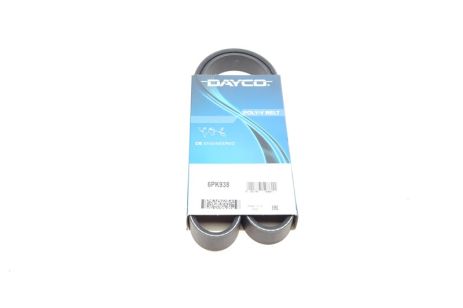 Поликлиновый ремень FIAT PUNTO, TOYOTA CAMRY, DAYCO (6PK938)