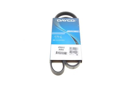 Полікліновий ремінь LEXUS LS, CHRYSLER VOYAGER, DAYCO (4PK915)