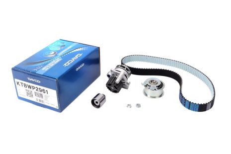 Водяний насос + комплект ГРМ SKODA SUPERB, SEAT ALTEA, AUDI A4, DAYCO (KTBWP2961)