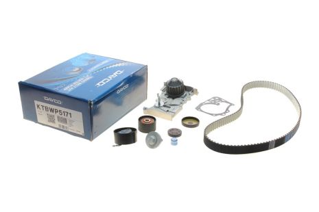 Помпа + комплект ременя ГРМ RENAULT MEGANE, DAYCO (KTBWP5171) Помпа + комплект ременя ГРМ RENAULT MEGANE, DAYCO (KTBWP5171)