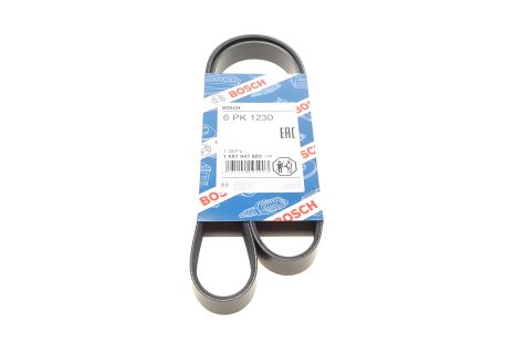 Струмковий ремінь генератора ГАЗЕЛЬ (без ГУР), BOSCH (1987947885), 6РК1230 (406-1308020-14) Струмковий ремінь генератора ГАЗЕЛЬ (без ГУР), BOSCH (1987947885), 6РК1230 (406-1308020-14)