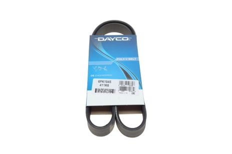 Ремінь генератора струмковий Sens (з ГУР/с конд.), DAYCO (6PK1045) (3648572)