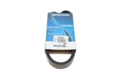 Ремень генератора ручейковый Sens (с ГУР/без конд.), DAYCO (6PK950) (71739929)