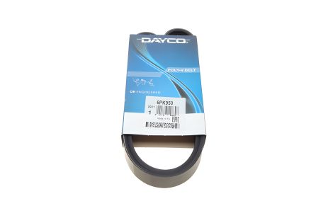 Ремень генератора ручейковый Sens (с ГУР/без конд.), DAYCO (6PK950) (71739929) (авторемень) Ремень генератора ручейковый Sens (с ГУР/без конд.), DAYCO (6PK950) (71739929) (авторемень)