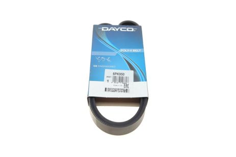Ремень генератора ручейковый Sens (с ГУР/без конд.), DAYCO (6PK950) (71739929)