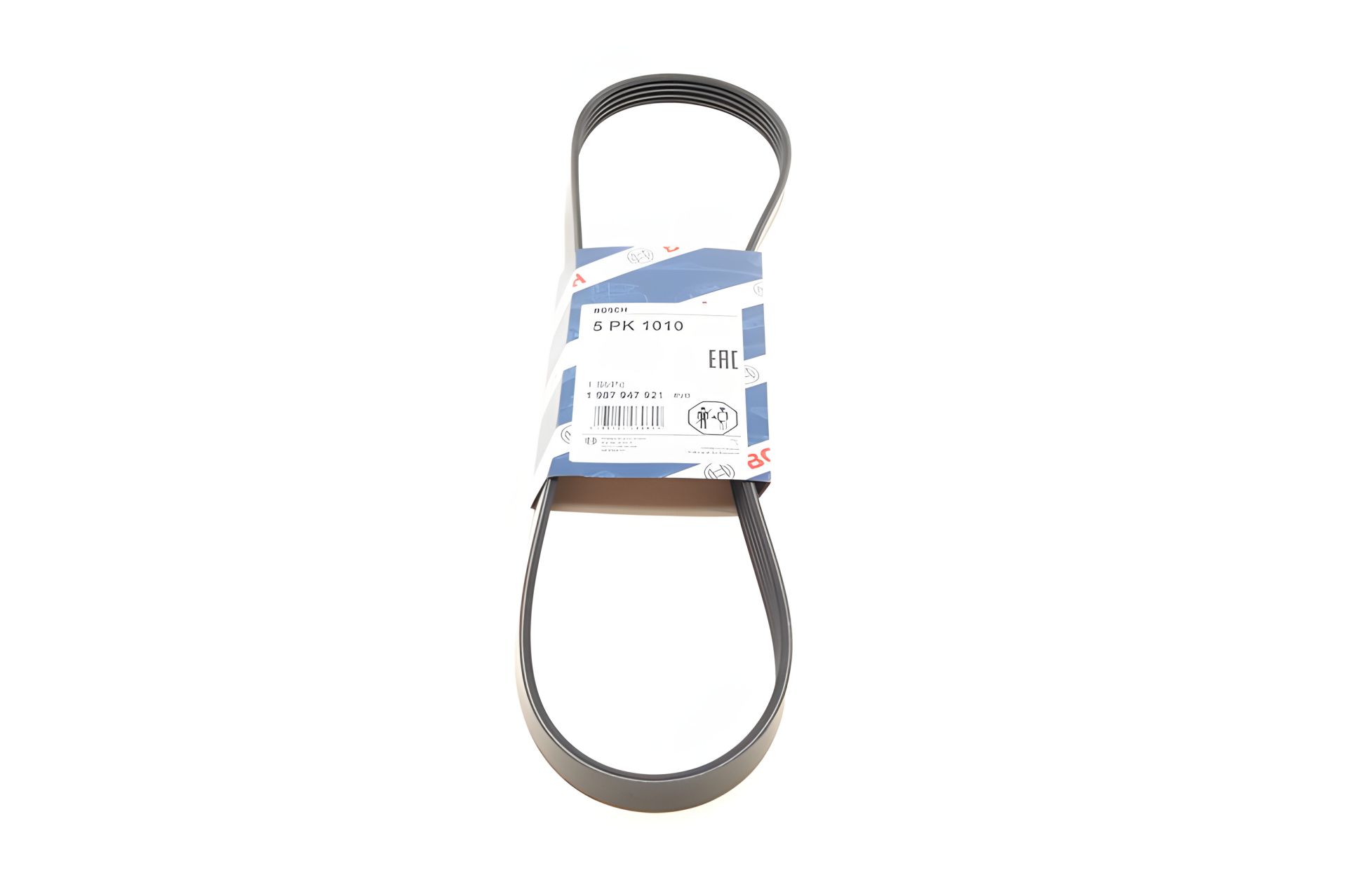 Ручейковый ремень генератора для Lanos 1.6 (с ГУР), BOSCH (5PK1010) Ручейковый ремень генератора для Lanos 1.6 (с ГУР), BOSCH (5PK1010)