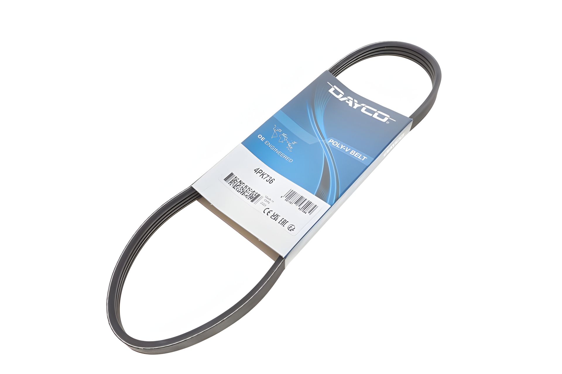 Ремінь кондиціонера без ГУР Matiz 0.8, DAYCO (4PK736) (96569402) Ремінь кондиціонера без ГУР Matiz 0.8, DAYCO (4PK736) (96569402)