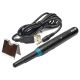 Паяльник WEP 947 USB, портативний, з підставкою (живлення від USB 5V, 9W, t 500 гр C)