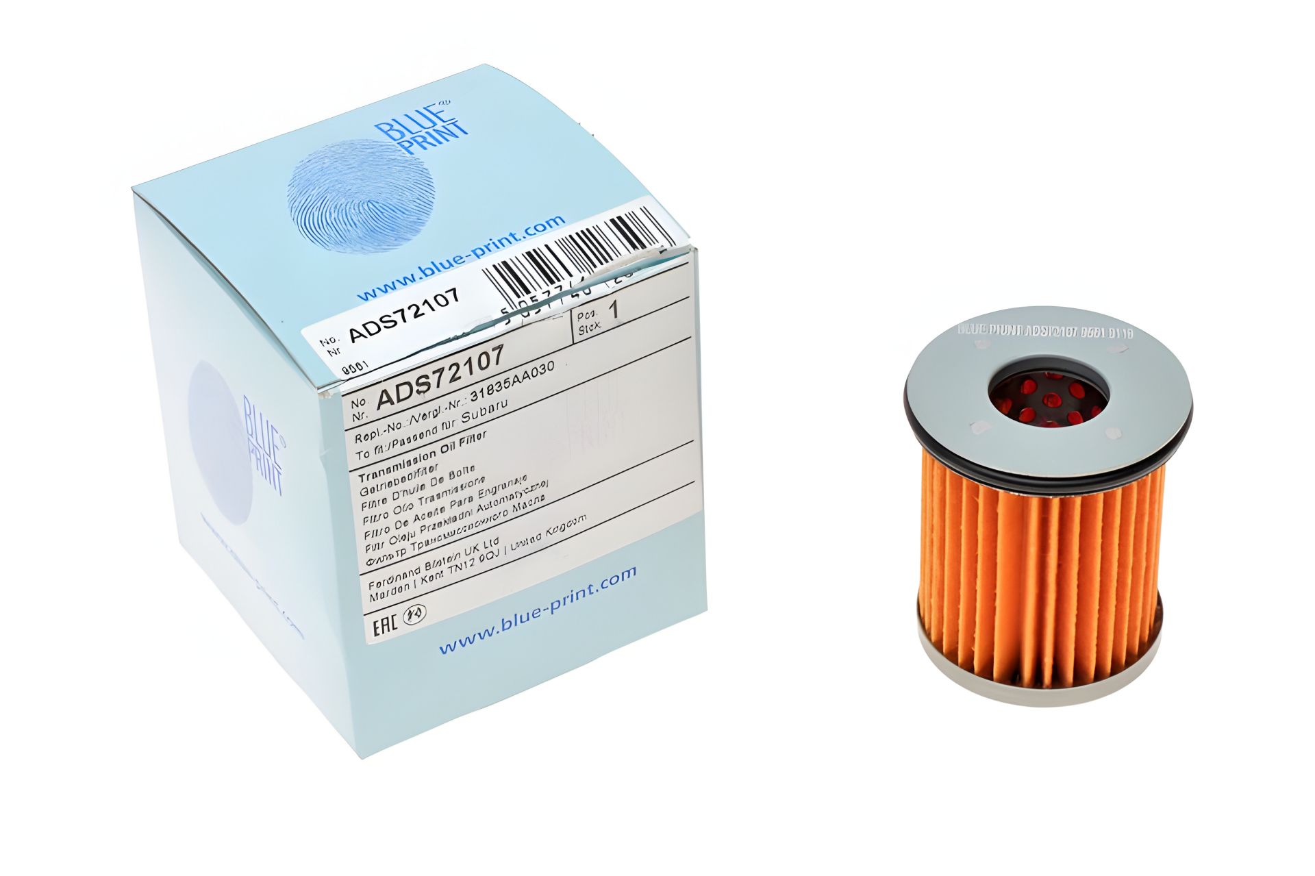 АКПП фильтр SUBARU XV, BLUE PRINT (ADS72107) АКПП фильтр SUBARU XV, BLUE PRINT (ADS72107)
