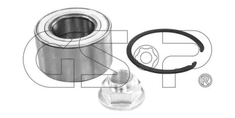 Комплект підшипника маточини MAZDA CX-9, MAZDA CX-7, MAZDA 6, GSP (GK6849)