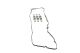Комплект прокладок клапанной крышки BMW N57D30A 2008-2011 X5 3,0d E70, 325-330d E90, 525-530d F10, 7