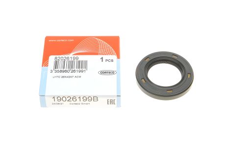 Сальник коробки Honda 26X42X7 ACM LHTC, CORTECO (19026199B) Сальник коробки Honda 26X42X7 ACM LHTC, CORTECO (19026199B)