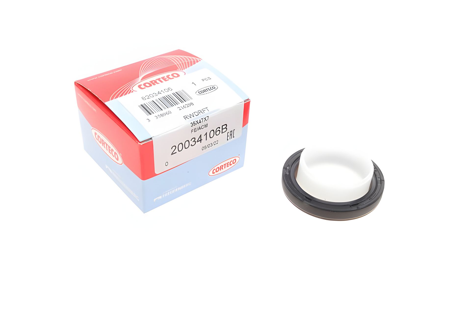 Двигательный сальник RENAULT 35X47X7 PTFE (с монтажной оболочкой), CORTECO (20034106B) Двигательный сальник RENAULT 35X47X7 PTFE (с монтажной оболочкой), CORTECO (20034106B)