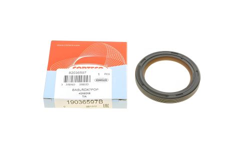 Двигательный сальник FRONT VAG 2.0 TFSI (08-45X60X8) PTFE, CORTECO (19036597B)