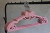 Вішалка для одягу з велюровим покриттям набір 10 шт 101072/pink