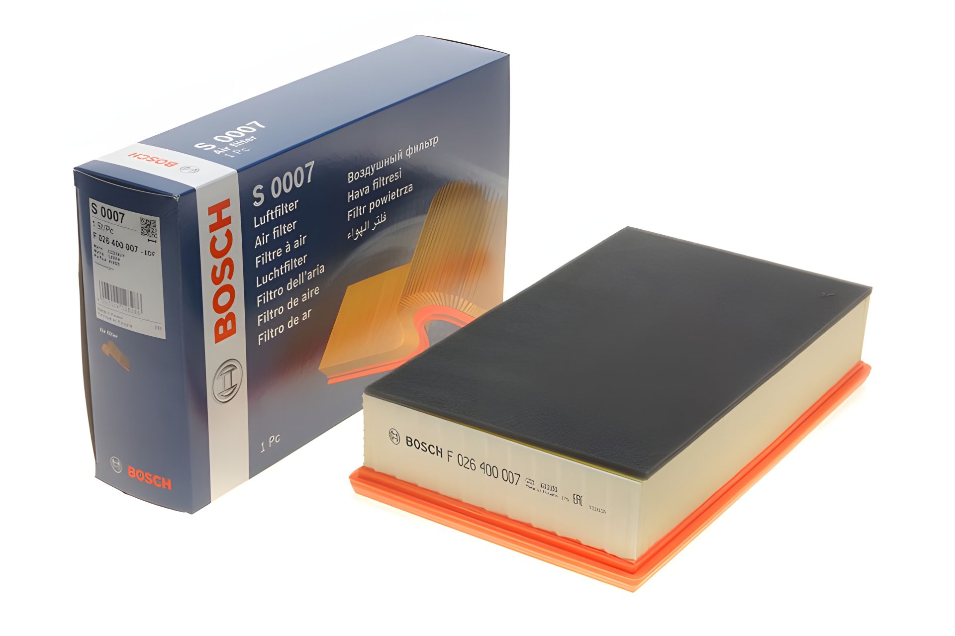 Повітряний фільтр BOSCH (F026400007), VW TRANSPORTER Повітряний фільтр BOSCH (F026400007), VW TRANSPORTER