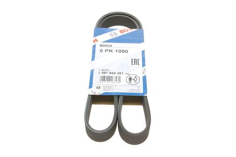 Полікліновий ремінь BOSCH, SEAT IBIZA, AUDI A1 (1987948381)