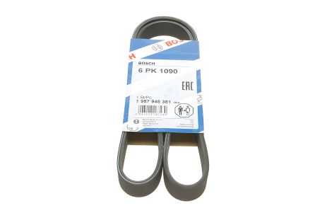 Полікліновий ремінь BOSCH, SEAT IBIZA, AUDI A1 (1987948381) Полікліновий ремінь BOSCH, SEAT IBIZA, AUDI A1 (1987948381)