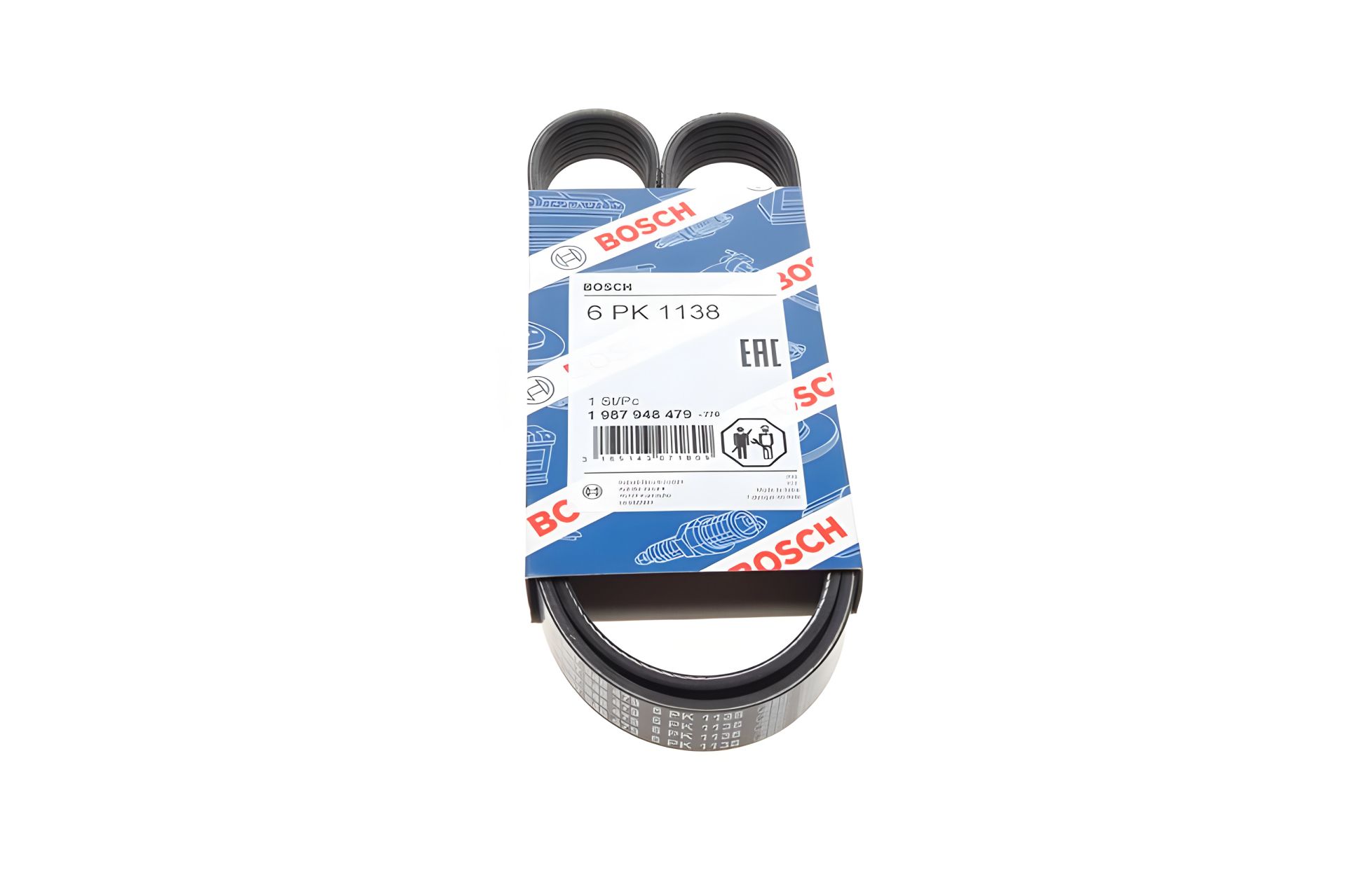 Поликлиновый ремень для AUDI A5 и DAIHATSU CHARADE от BOSCH (1987948479) Поликлиновый ремень для AUDI A5 и DAIHATSU CHARADE от BOSCH (1987948479)