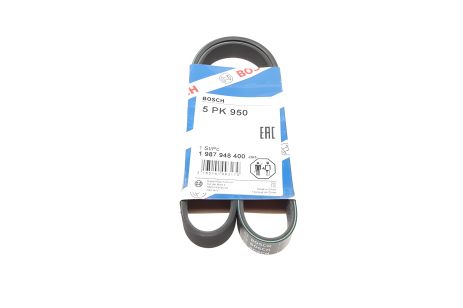 Ремінь полікліновий AUDI R8, LAMBORGHINI GALLARDO, BOSCH (1987948400) Ремінь полікліновий AUDI R8, LAMBORGHINI GALLARDO, BOSCH (1987948400)