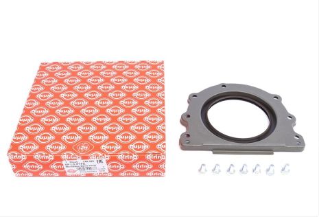 Кільце ущільнювача колінвалу з корпусом MB 1,4/1,6/1,9 1,7CDI M166/OM668 PTFE 90mm, ELRING (746390)