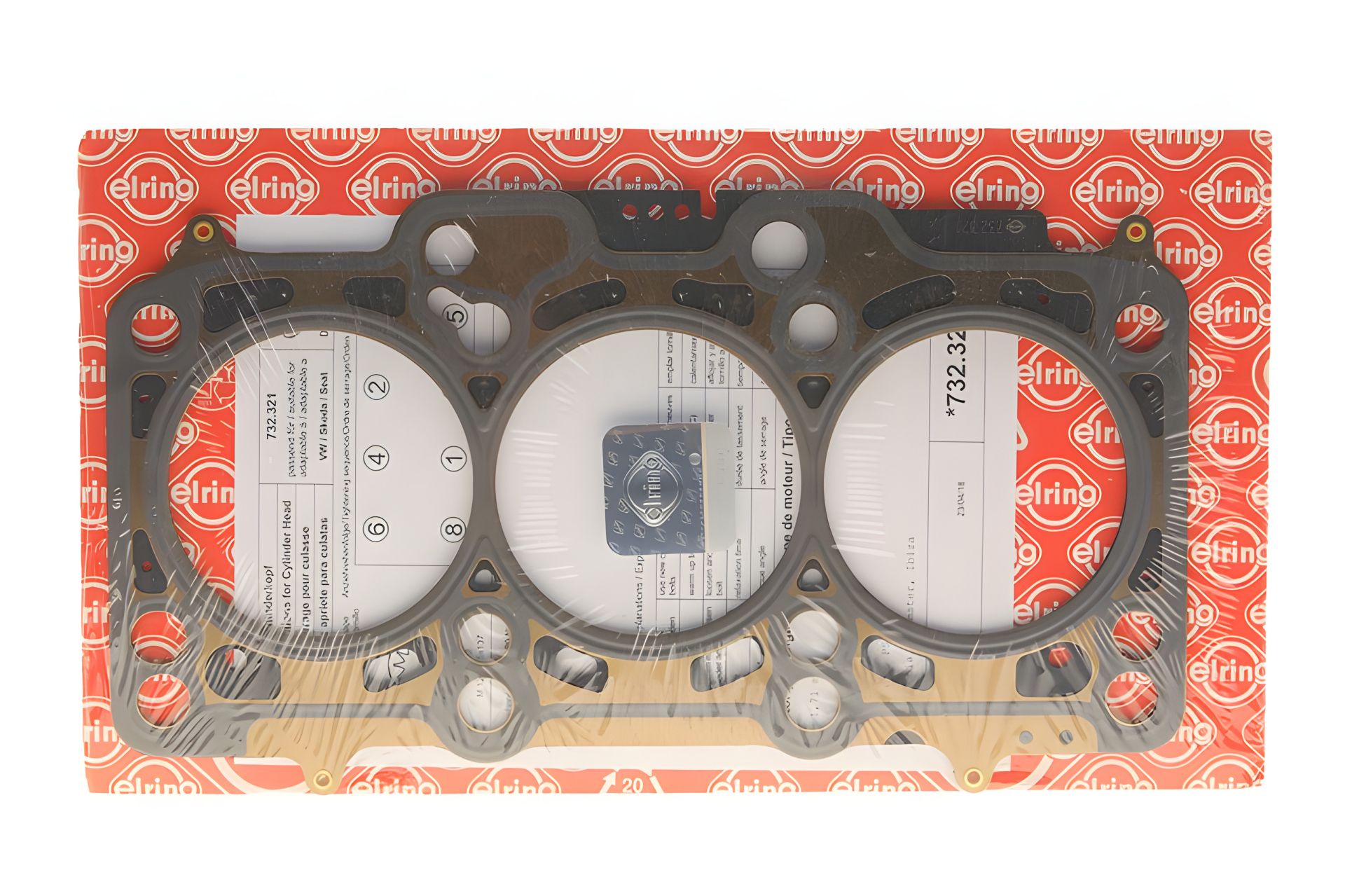 ГБЦ Seat Ibiza/Scoda Fabia/Roomster/VW Polo 1.2 09- прокладка, ELRING (732321) ГБЦ Seat Ibiza/Scoda Fabia/Roomster/VW Polo 1.2 09- прокладка, ELRING (732321)