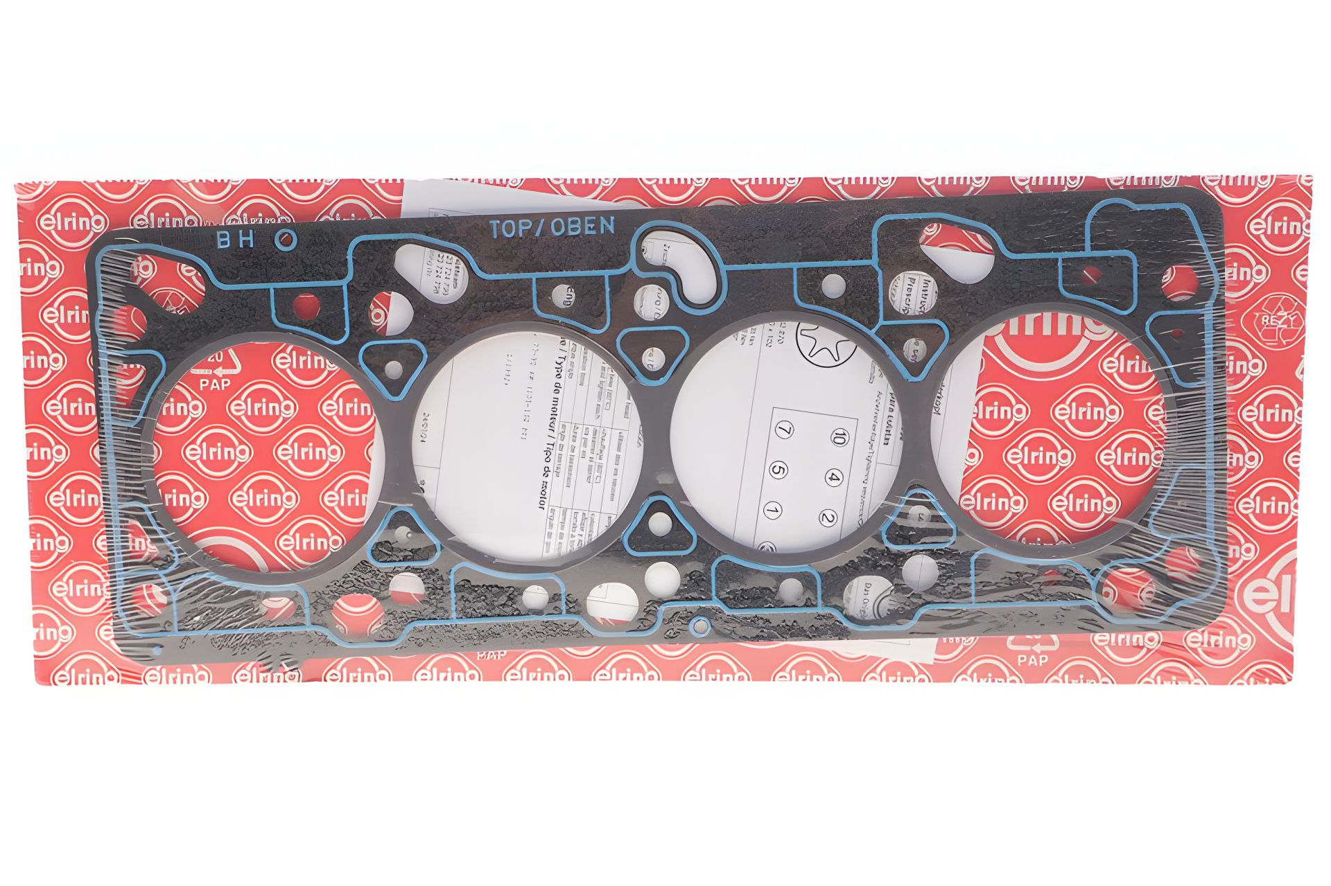 Головки блока прокладка FORD ZETEC 1.8I 16V, ELRING (646480) Головки блока прокладка FORD ZETEC 1.8I 16V, ELRING (646480)