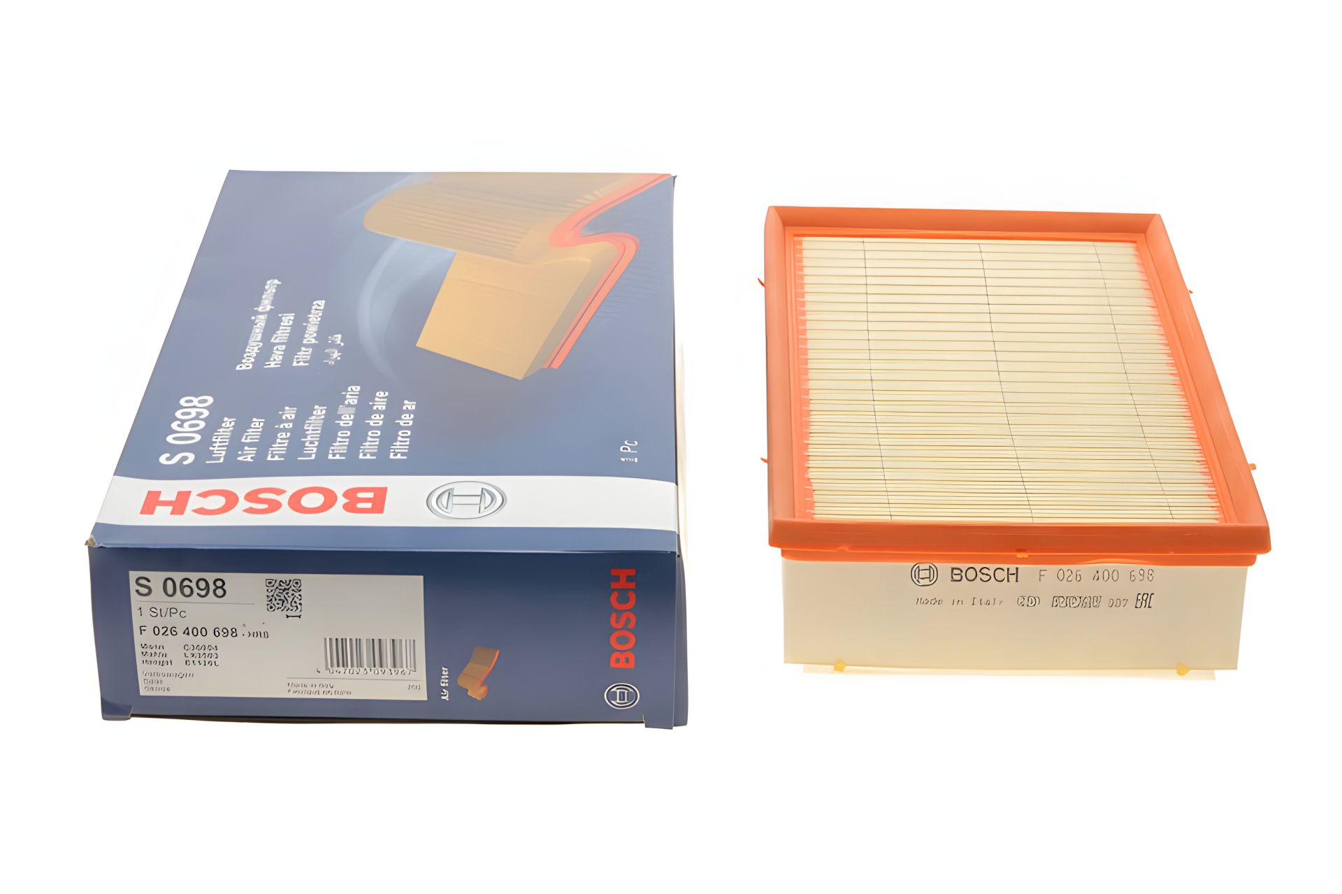 Повітряний фільтр BOSCH для CUPRA LEON, SKODA KAMIQ, SEAT LEON (F026400698) Повітряний фільтр BOSCH для CUPRA LEON, SKODA KAMIQ, SEAT LEON (F026400698)