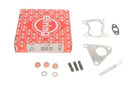 Монтажний комплект турбіни для RENAULT Kangoo/Logan/Megane \'\'1.5dci \'\'02-13, ELRING (714860) Монтажний комплект турбіни для RENAULT Kangoo/Logan/Megane \'\'1.5dci \'\'02-13, ELRING (714860)