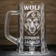 Кружка для пива с гравировкой "Волк в берете", Морская пехота - "Всегда верны" Кружка для пива с гравировкой "Волк в берете", Морская пехота - "Всегда верны"